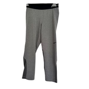 Nike Pro Dri-Fit Leggings Women's M Gray Cropped